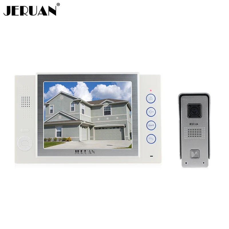 

JERUAN Door Phone Doorbell System Recoreding Photo Taking Video Doorphone Hands-free Speaker Intercom