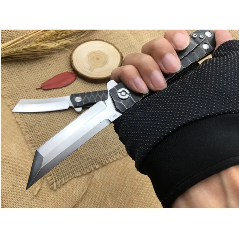 New outdoor folding knife tactical self defense Pocket knife high
