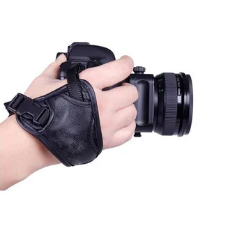 

Universal Adjustable Triangle Camera Wrist Strap Carraying Belt Band Straps for DSLR SLR Cameras Leather Wrist Strip