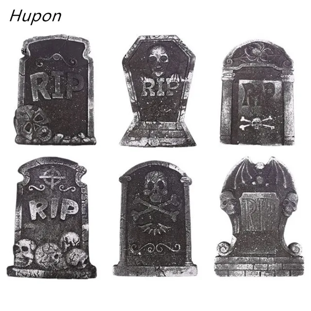1PC Halloween Foam Tombstone Skeleton Tombstone Haunted