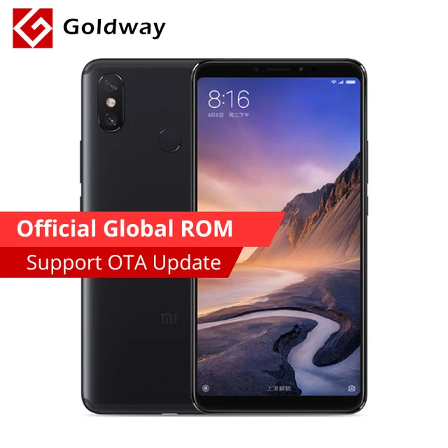 Original Xiaomi Mi Max 3 6GB RAM 128GB ROM Mobile Phone 6.9" Full Screen Snapdragon 636 Octa Core 5500mAh 12MP+5MP Dual Camera
