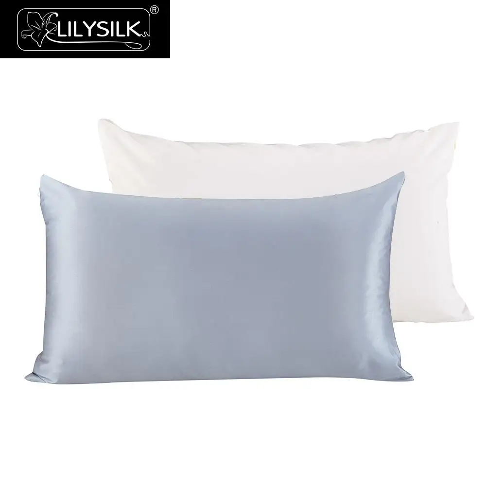 Lilysilk 100 Pure Mulberry Silk Pillowcase With Cotton Underside Terse