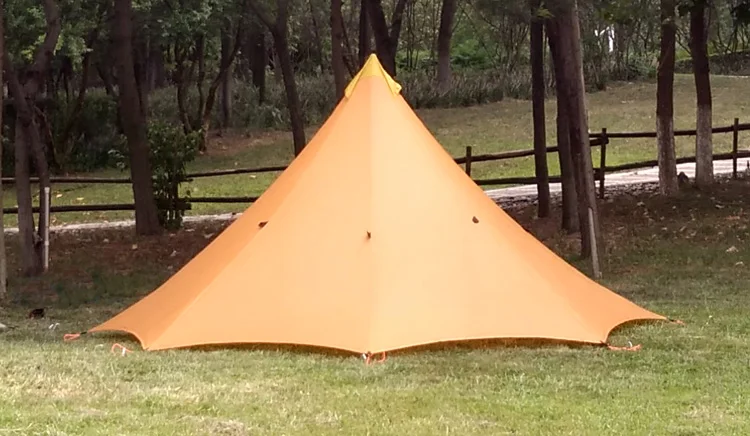 ARICXI портативная Наружная палатка для кемпинга с прорезями 15D Silnylon Pyramid 1 2 человек