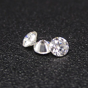 

Loose White Moissanites 1.5ct/pc Carat Price 7.5mm DEF GH IJ Color Round Brilliant Excellent Cut Moissanit Stone For Jewelry