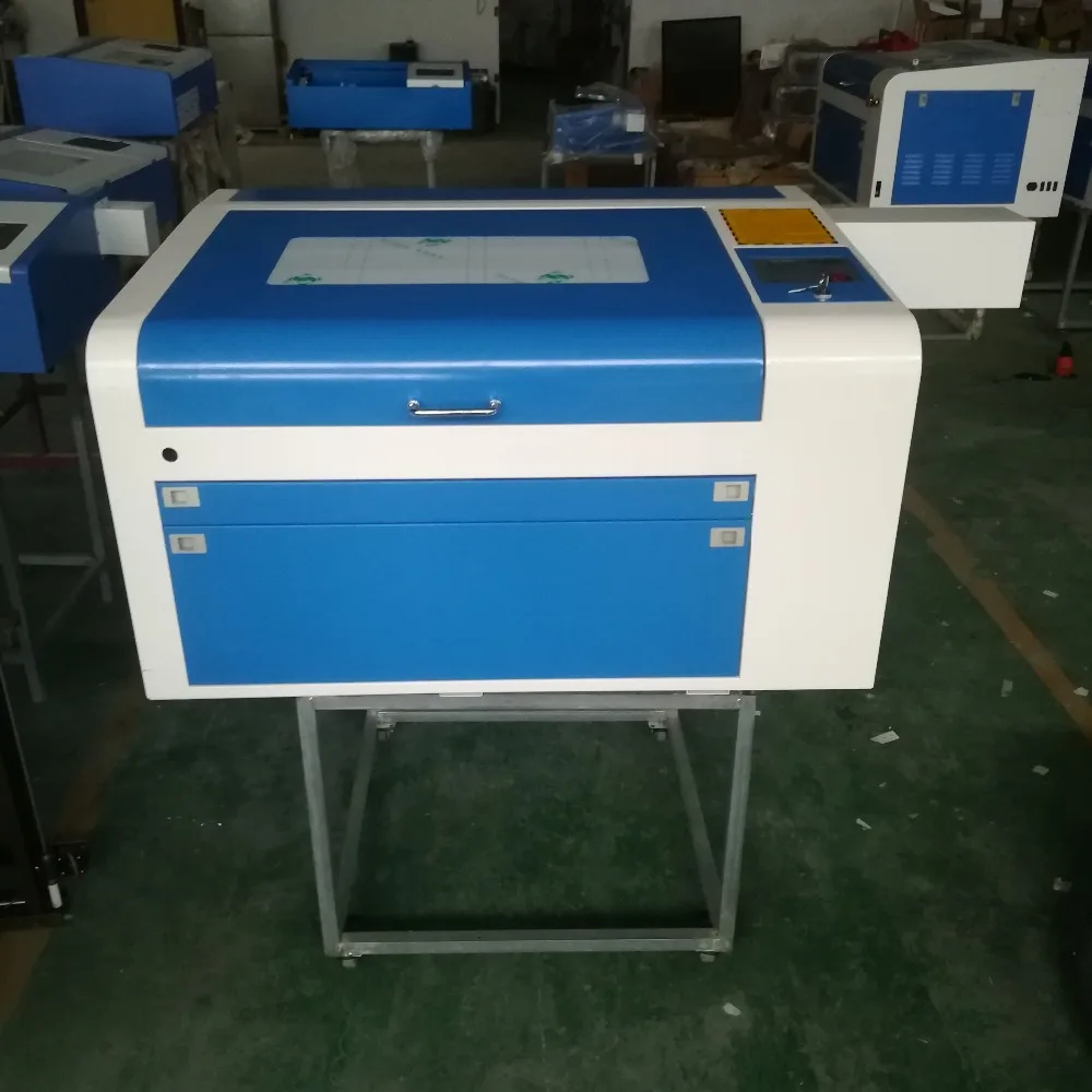 

80W CO2 4060 laser cutting machine shipping to shenzhen city warehouse in China