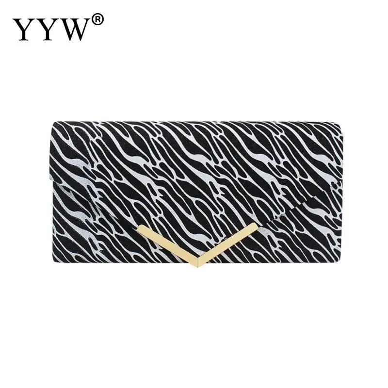

Elegant Crossbody Shoulder Bags Unlined Evening Party Clutch Bag Trendy Vintage Bolsa Feminina Envelope Bag With Chain