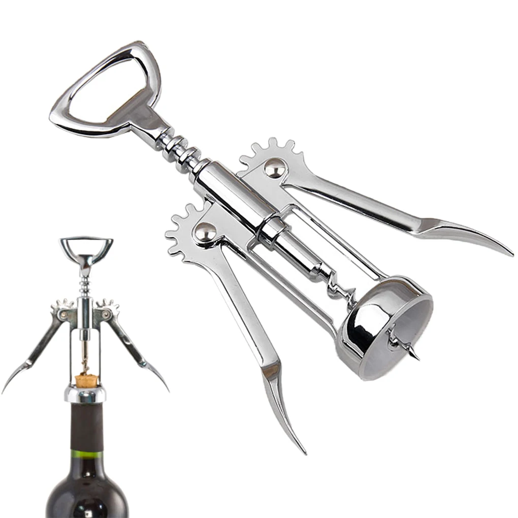 

2017 Special Offer Stainless Steel Wing Style Red Wine Corkscrew Bottle Pull Opener Wine Cork Tool