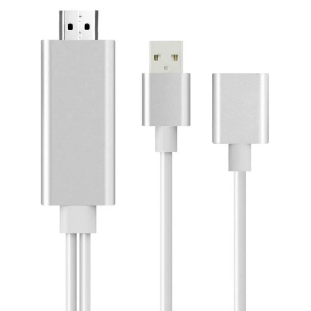 HDMI выход Plug and Play HD зеркалирование кабель адаптер USB 1080 P Miracast Air Mirror Airplay Для i Телефон/iPad Pro/samsung