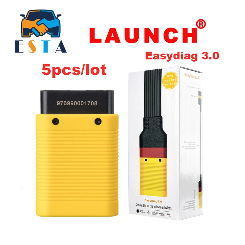 

Easydiag x431LAUNCH EasyDiag 3.0 scanner obd2 Diagnostic Tool for Android/IOS OBDII Bluetooth scanner better than easydiag 2.0