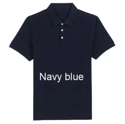 Xiaomi Mijia влагопоглощающая удобная и дышащая сухая Повседневная Молодежная мужская хлопковая рубашка поло с отворотом Мужская футболка - Цвет: Navy blue l