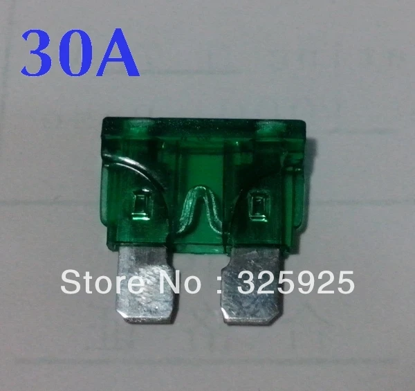 30A 32V Medium Auto Fuse Safety Voltage zinc blade fuse