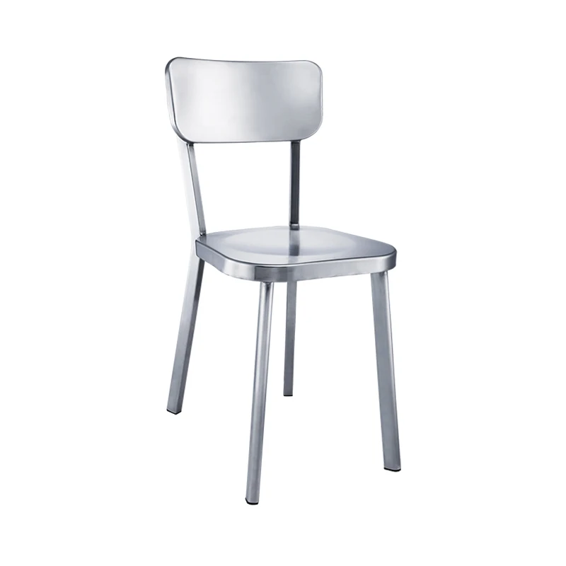 Современный классический дизайн металлический Лофт стиль роскошный ins скандинавские Популярные уличные модные обеденные стулья из Нержавеющей Стали Кафе досуг