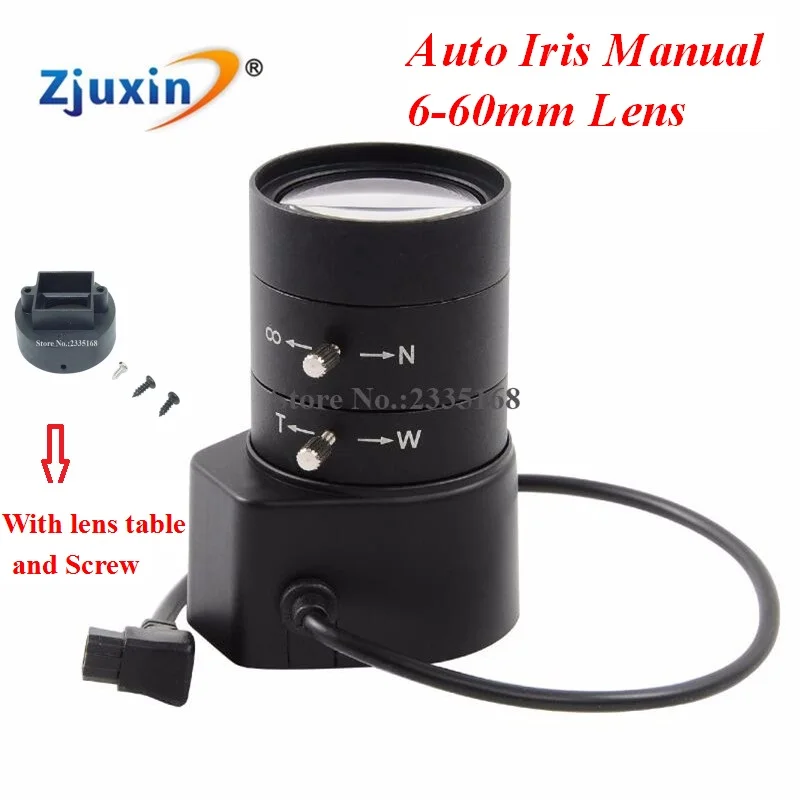 IR Lens NEW CCTV Infrared 3.5-8mm F1.2, 1//3/" IR w//Manual Zoom /& IRIS