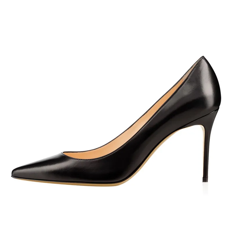 Factory customized thin high heels top quality women stiletto pumps