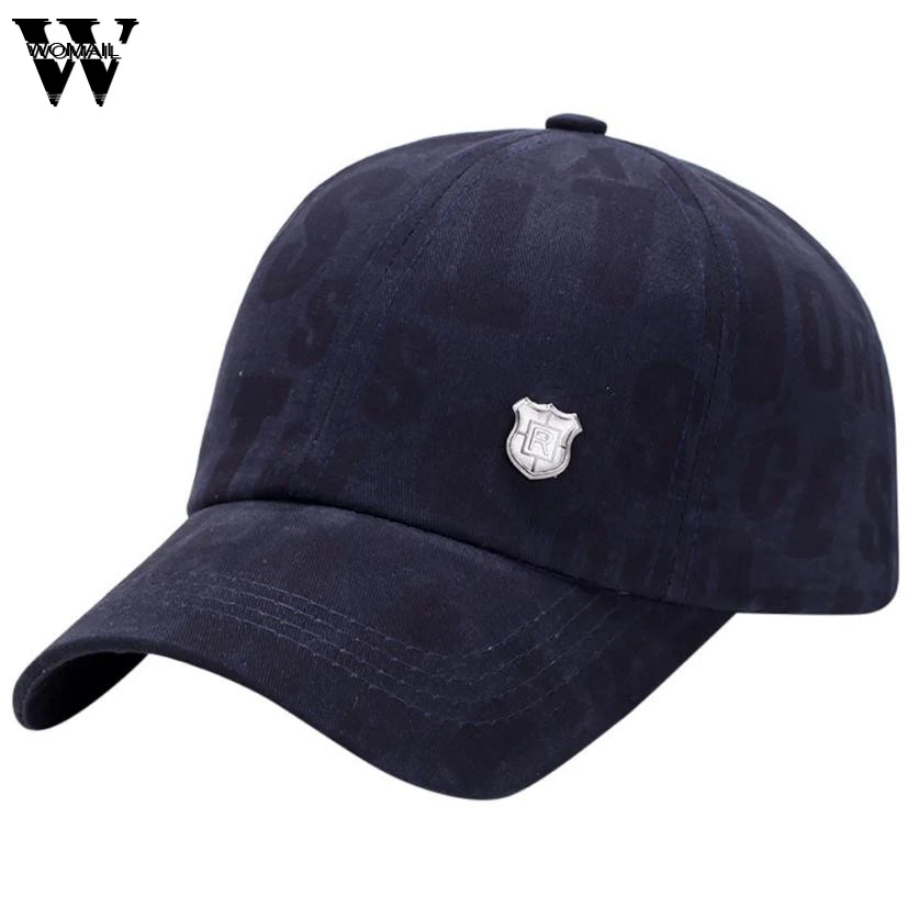 

womail hats men cotton solid baseball caps Casual Adjustable cap men winter baseball dec14