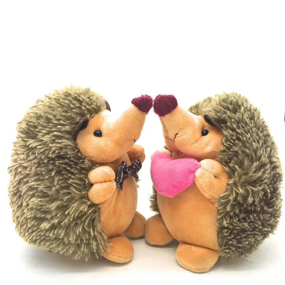 fluffy hedgehog toy