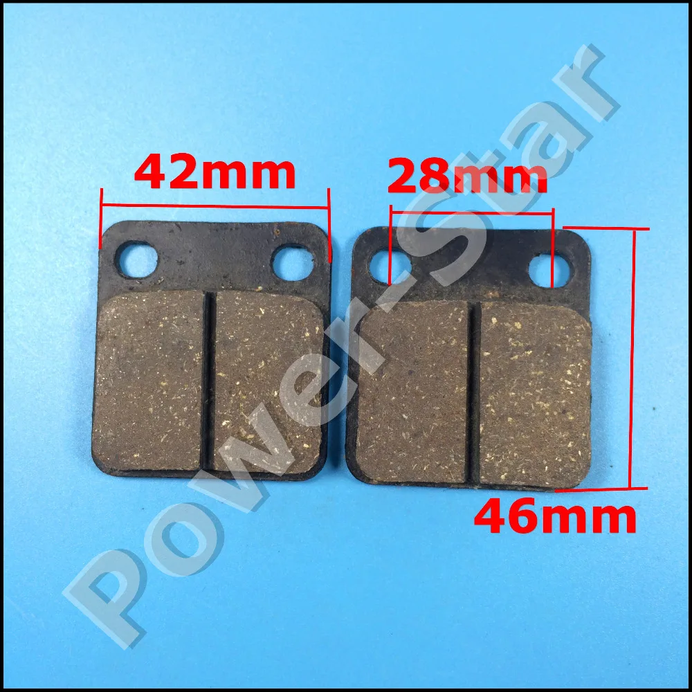 50CC 110CC 150CC 250CC Rear Brake Pads ATV Quad Dirt Bike Scooter Go