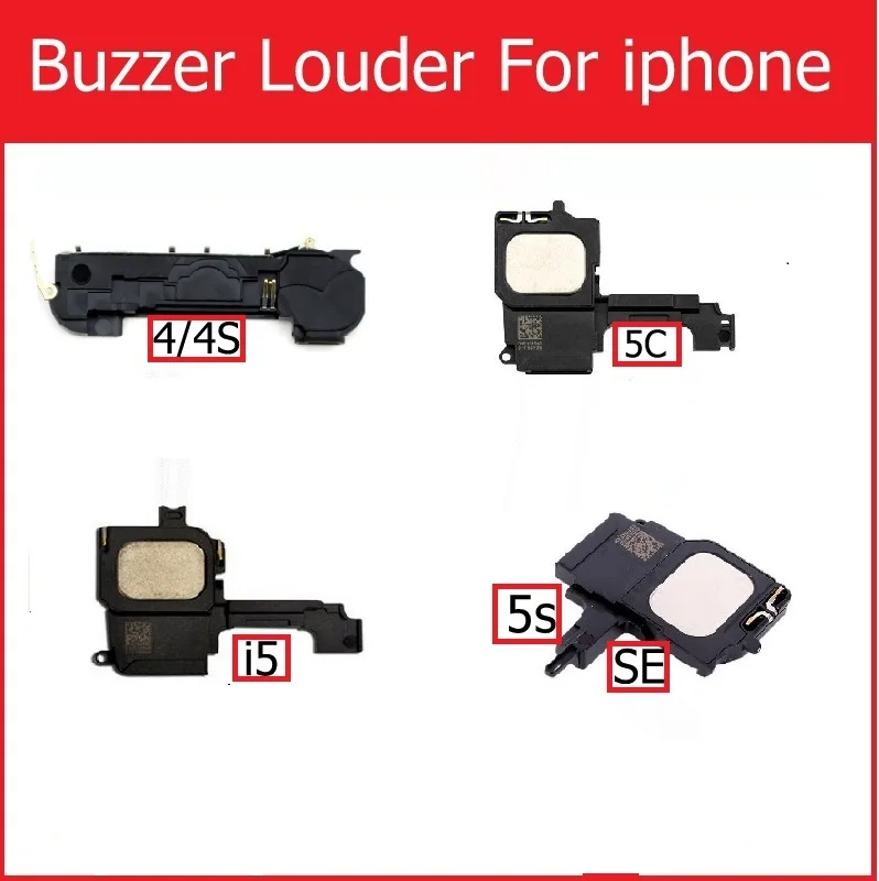 Nuovo Altoparlante Forte Del E Della Suoneria Per Iphone 4 4S 5 5 5S 5C Se 6 Louder Speaker Per Iphone 5 5S 6 Buzzer Louder Speaker Parti Di Ricambio
