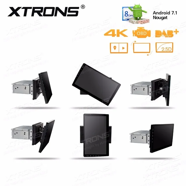 Perfect 10.1" Android 7.1 Octa Core Radio 32GB Rotatable Face Panel 2.5D Curved Screen Car Stereo Player GPS OBD DVR 2 DIN No DVD 2 Perfect 10.1" Android 7.1 Octa Core Radio 32GB Rotatable Face Panel 2.5D Curved Screen Car Stereo Player GPS OBD DVR 2 DIN No DVD 2