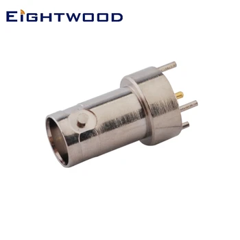 

Eightwood BNC Jack Female RF Coaxial Connector Thru Hole Vertical PCB Mount Adapter for Antenna Telecom Automotive Broadcast