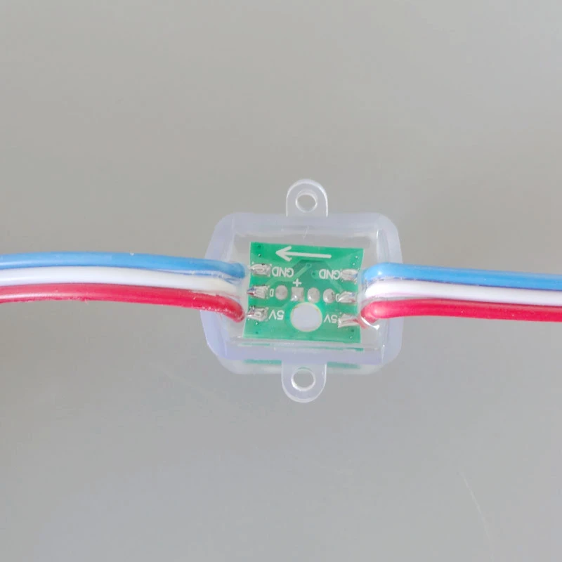 Módulos de Pixel Endereçável plus T1000s Controlador plus Adaptador de Energia 1000 Pcs dc 5 v Ws2811 12mm Ip68 Quadrado Levou Rgb Difuso v 60a 5 6 Módulos de LED