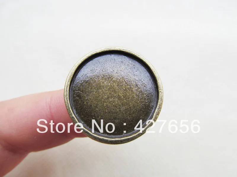 

5 шт., античная бронза, круглая основа для кольца, подвеска, 20 мм оправа кабошона, пустая основа для кольца