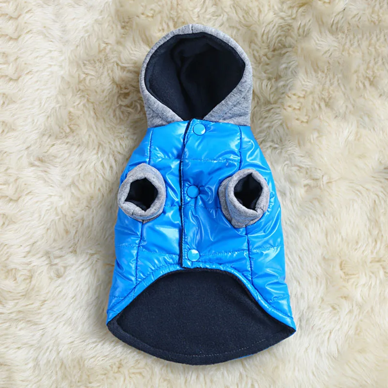 

Small Dog Clothes in Winter Cold Weather Waterproof Pet Cat Puppy Dog Jacket Warm Cotton-padded Coat Thickened Pet Apparel S-XL