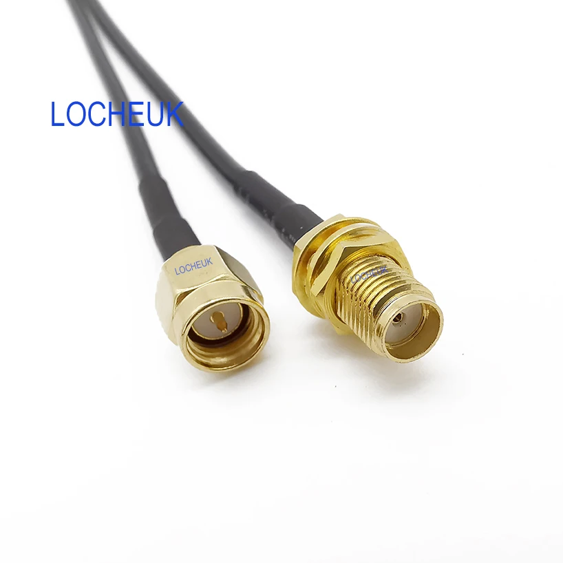 

RG174 Antenna Extension Cable SMA Male to Female connector for Wireless LAN Router Bridge & Other External Antenna 2/4/6/8/10M