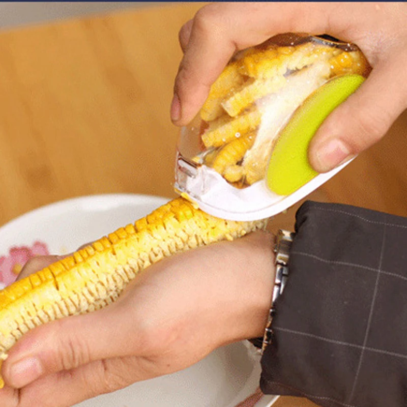 

Corn Kernels Stripped Device Practical Creative Gadgets Corn Niblet Separator Convenience Corn Sheller Kitchen Cooking Tools