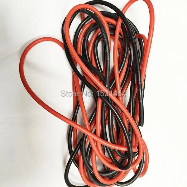 10 AWG  10AWG Gauge Silicone Wire cable 1M Flexible Stranded Copper Cables for RC Red & Black NEW Wholesale ugreen 1pc 7 slots cable organizer silicone usb cable winder flexible cable management clip