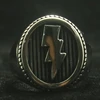 Mens Boys 316L Stainless Steel Cool Lightning Fashion Ring Newest 6