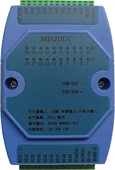 

Switch Input Acquisition Module 20 Channels Open Isolation Acquisition Module RS485 MODBUS RTU Communication MB20DI