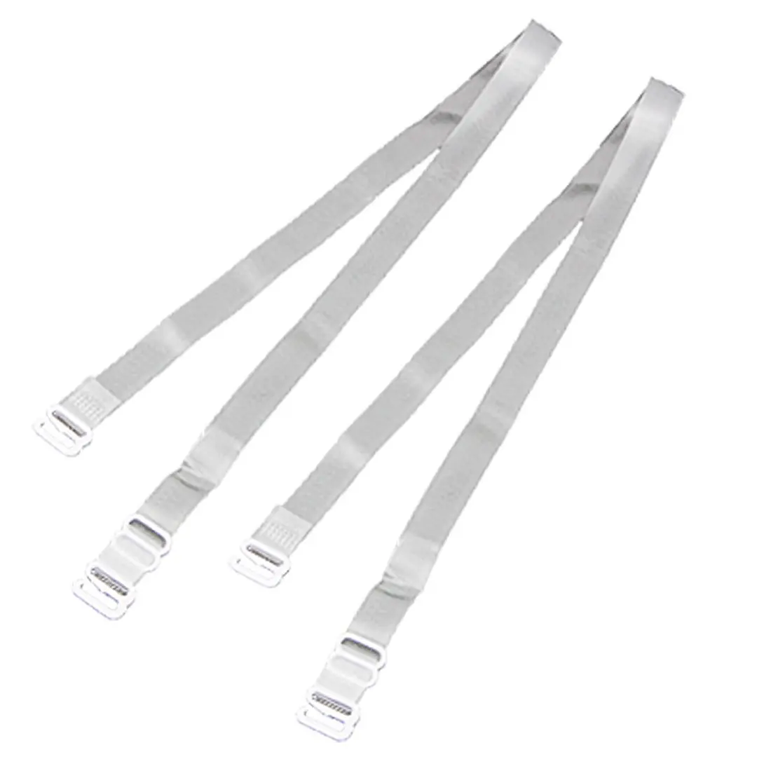 Hot 2 x Clear Adjustable Invisible Bra Shoulder Strap New on Aliexpress