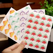 

24 pcs/lot DIY fruit Cartoon Corner Paper Stickers for Photo album Decoration Animal Sticker corner Scrapbooking accessory