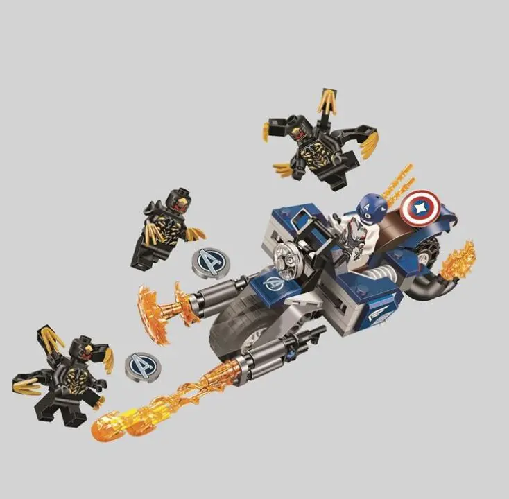 New Superheroes Avengers 4 fit legoings marvel avengers endgame figures Building Blocks bricks Toy 76123 76124 76125 76126