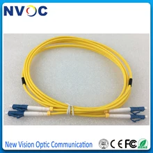 30 шт./лот, одиночный режим, 9/125, дуплекс, 2 м, 3,0 мм, ПВХ куртка, LC/UPC-LC/UPC Волоконно-оптический патч-корд, LC SM волоконно-оптический перемычка