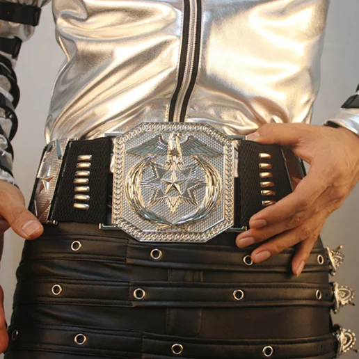 Cinturones clásicos de diseño de Michael Jackson para hombre, cinturón grande de aleación de plata Punk, militar, Águila|belt designer|designer beltsquality belt - AliExpress