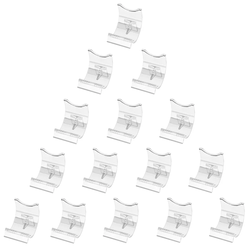 15PCS Acrylic Lighter Display Stand Clear Holder Support Lighter Display Rack for Lighters Durable Cigar Accessories 