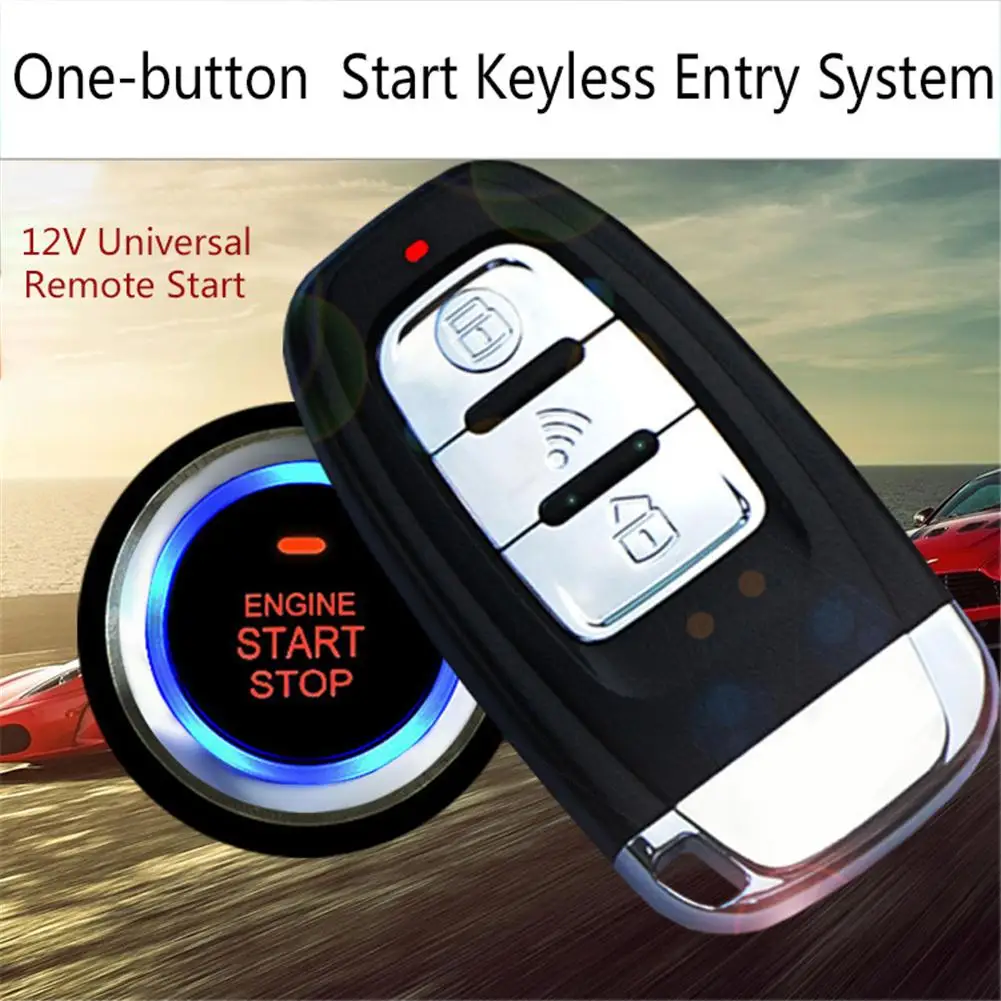 Auto Anti-theft Alarm Car Comfortable Keyless Entry One Button Start Remote Control System Automobile Car Accessories