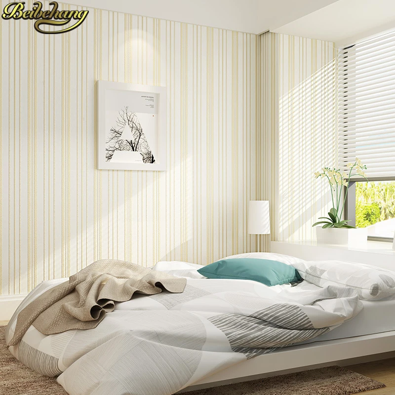 beibehang Simple modern 3D Stereo Vertical Striped Bedroom Wallpaper Living Room TV Background Wall paper papel de parede beibehang Simple modern 3D Stereo Vertical Striped Bedroom Wallpaper Living Room TV Background Wall paper papel de parede