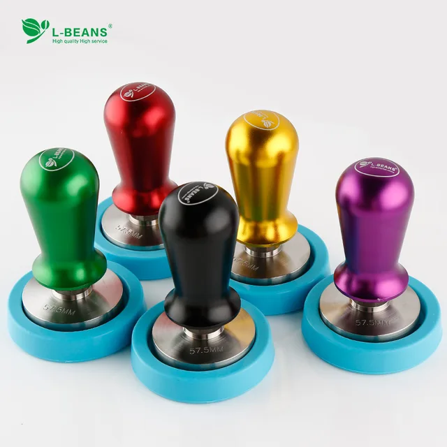 Best Price 57.5mm Stainless Steel Barista Espresso Coffee Pressure Powder Hammer Maker Grinder Pressure Bar With Silicone Pad Mat Best Price 57.5mm Stainless Steel Barista Espresso Coffee Pressure Powder Hammer Maker Grinder Pressure Bar With Silicone Pad Mat