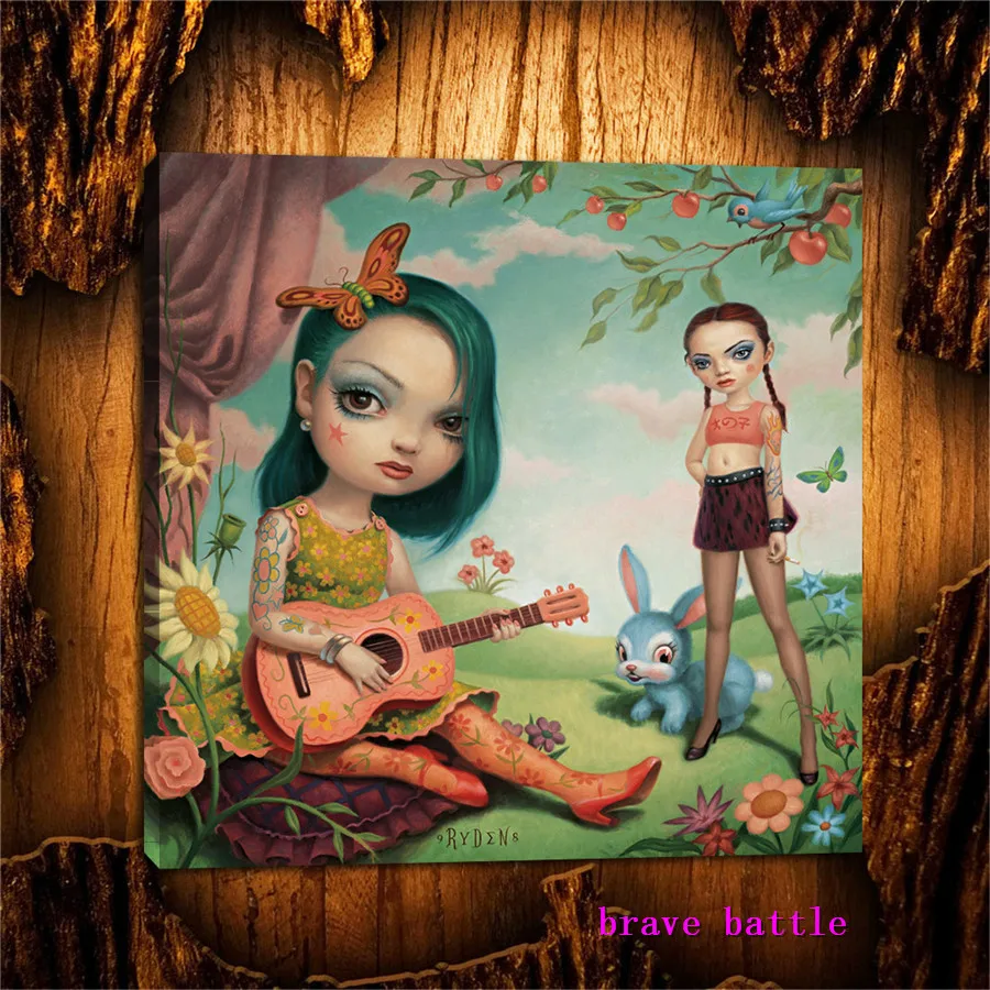 

Mark Ryden Childish Strange Dark World Canvas Painting Living Room Bedroom Home Decor Modern Mural Art Oil Painting #184