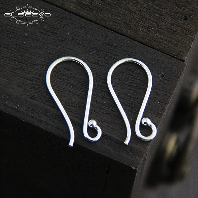 

5pair 925 sterling silver Earring Hook With Chain Clip Earrings accessories DIY earring hook earrings findings XA0425