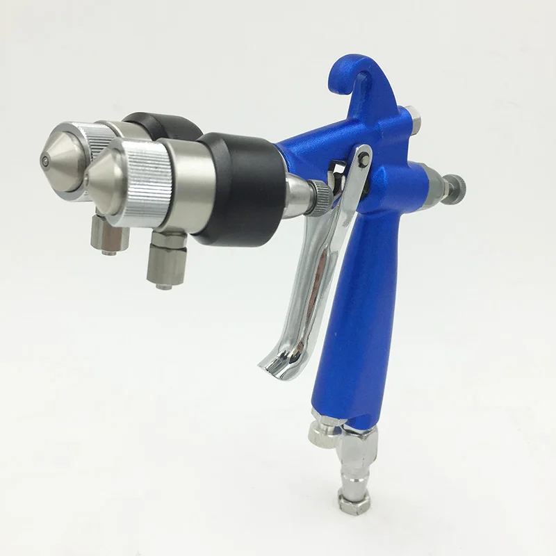 SAT1201 hvlp airbrush paint guns spray on nano chrome pneumatic paint gun auto sprayer dual nozzle