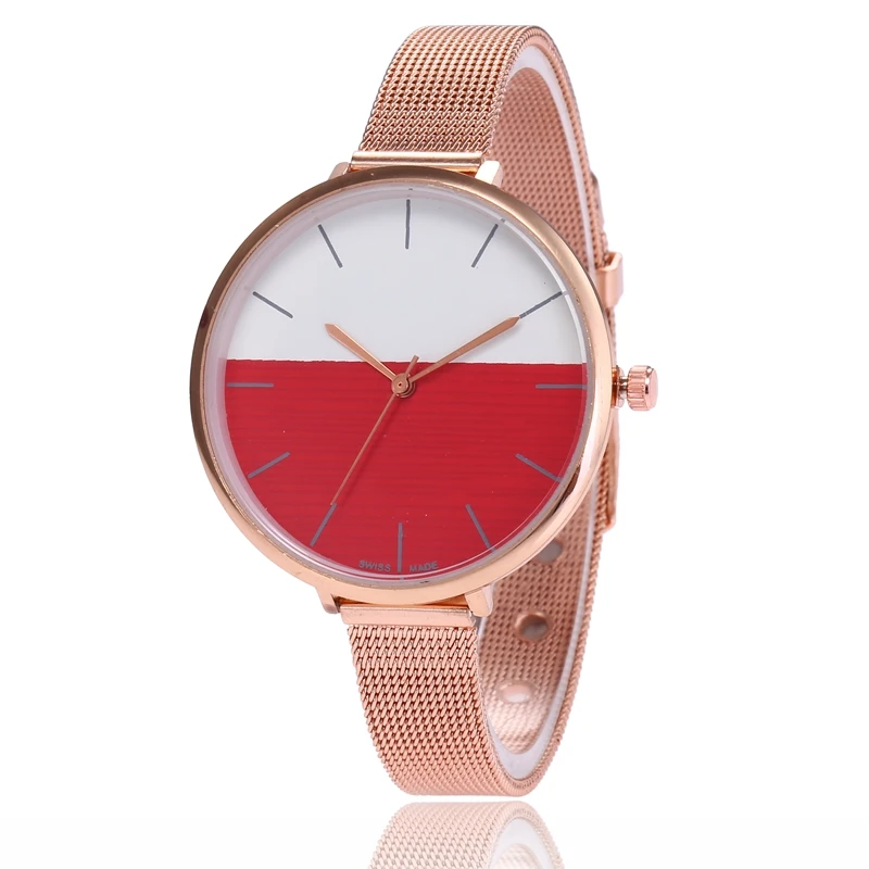

Luxury Brand Rose Gold Mesh Belt Watches 2018 Women Fashion Casual Quartz Watch Ladies Simple Dress Wristwatch Relogio Feminino