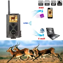 HC 300 M охотничья камера инфракрасная черная ИК-светодиоды камера слежения sms контроль для наружной охоты фото камеры для ловушек