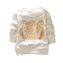 2018 Spring Kids Cute Tops New Style Boy Animal Tiger Pattem Coat Children Outerwear Boy Cotton Warm Jacket Fashion Kids Clothes
