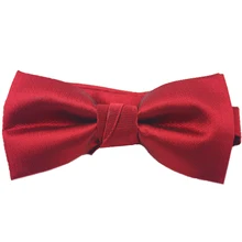 Премиум Мода Регулируемая бабочкой Свадебная вечеринка бабочка галстук конфеты красный черный, белый цвет Цвет благородный галстук