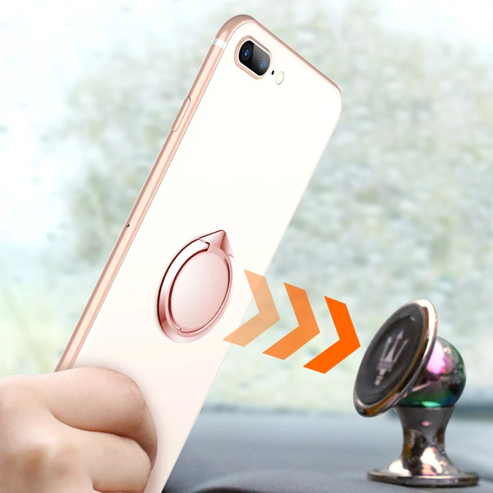 Палец кольцо телефон Смартфон Стенд держатель для iPhone X 8 7 6 6S Plus 5S смартфон 1 мм 360