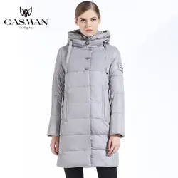GASMAN 2019 пуховики новые парки женщины зимнее пальто толстая зимняя куртка Женская верхняя одежда парки для женщин зима